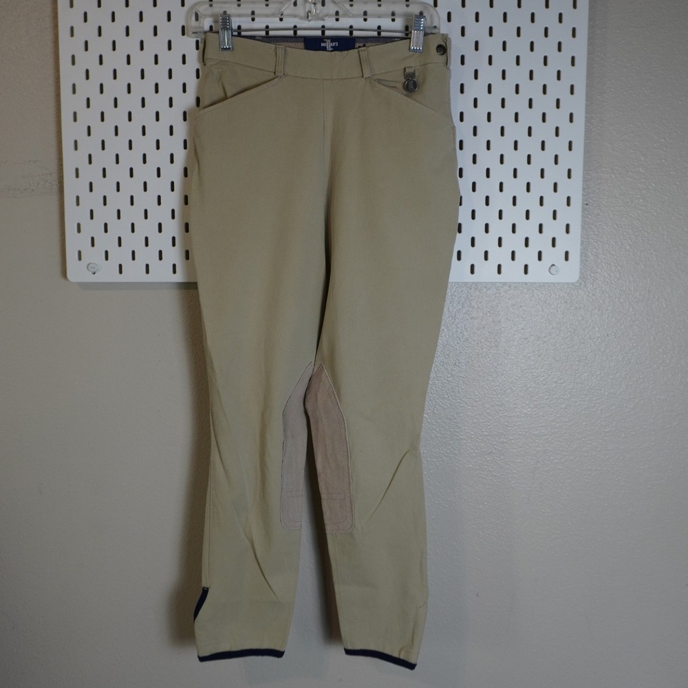 Millers Riding Breeche Tan Knee Patch Equestrian Horseback Riding Pants Women 26